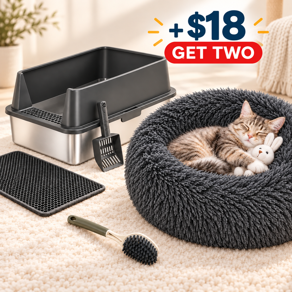 XXL 304 Stainless Steel Cat Litter Box