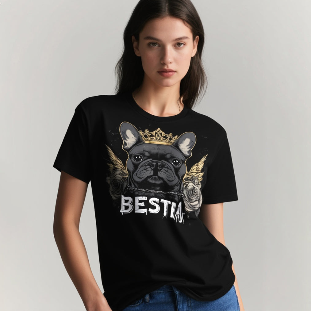 French Bulldog T-shirt Black