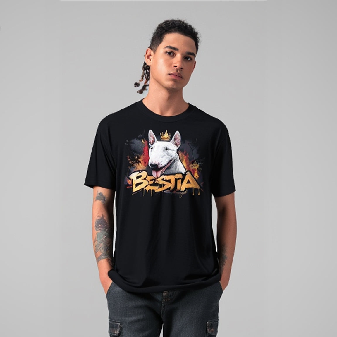 Bull Terrier T-shirt Black