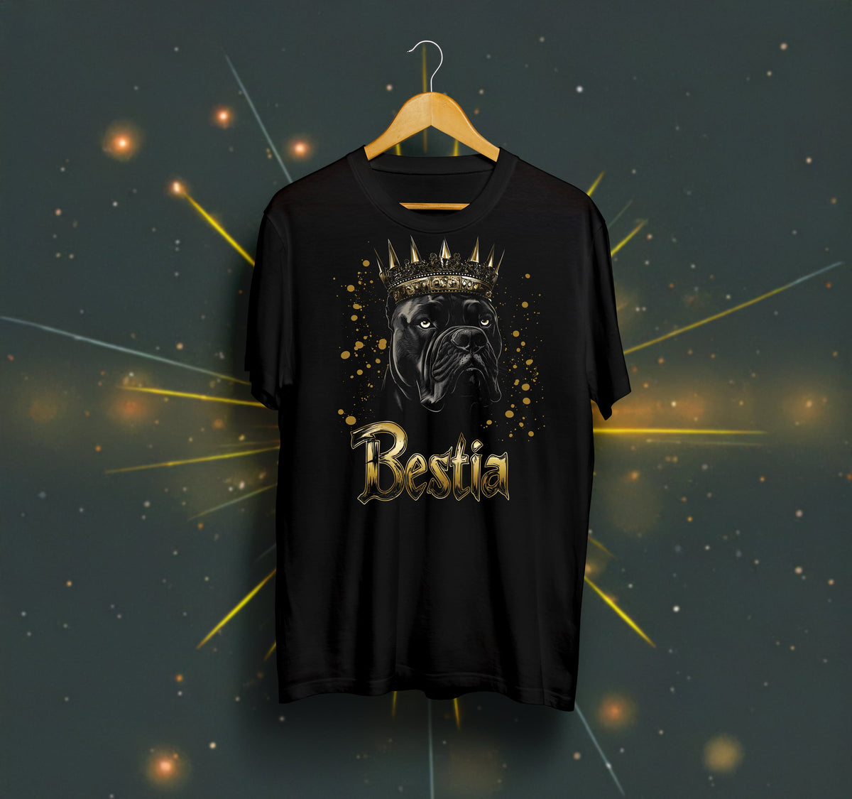 Cane Corso T-shirt Black V4