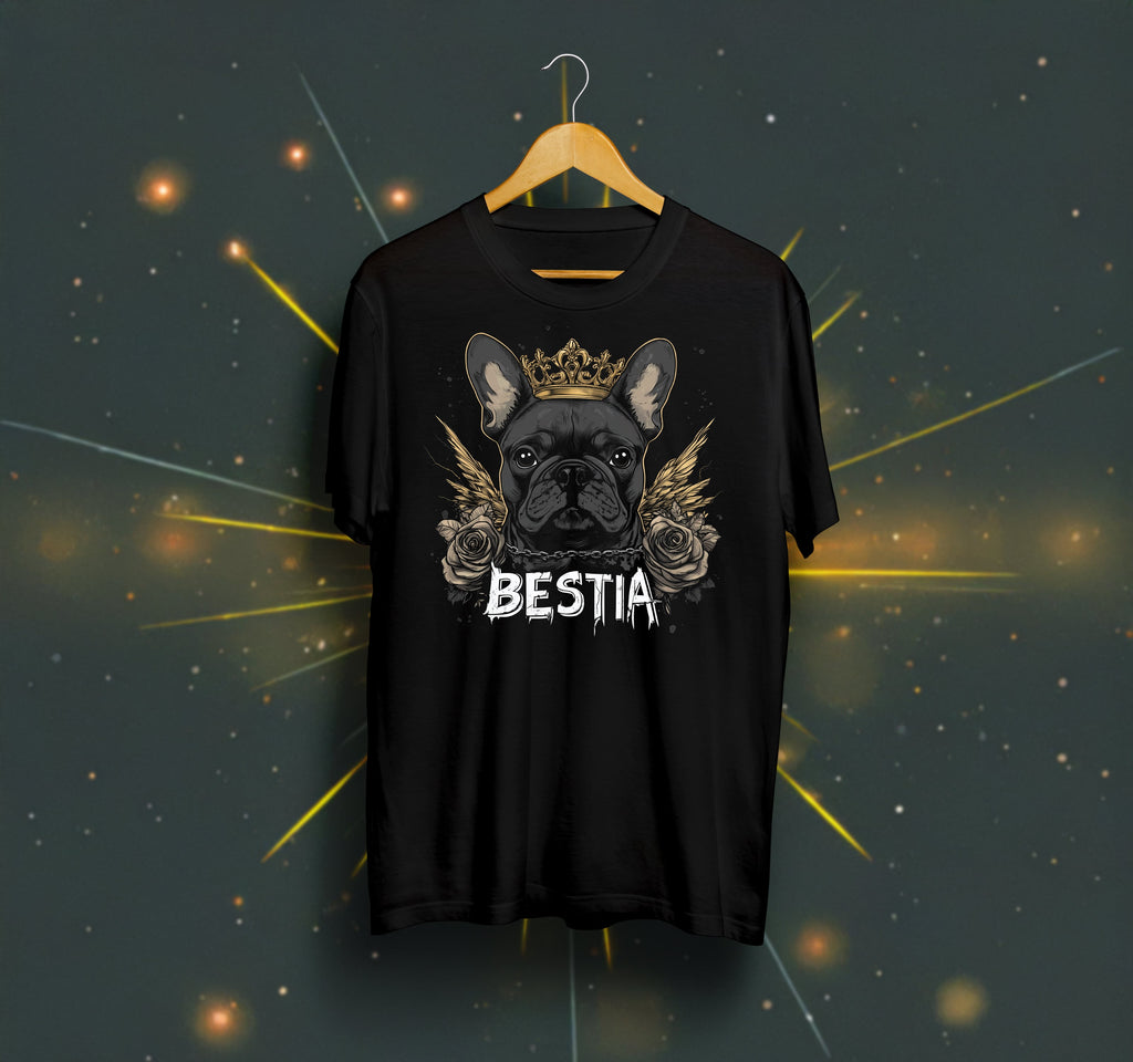French Bulldog T-shirt Black