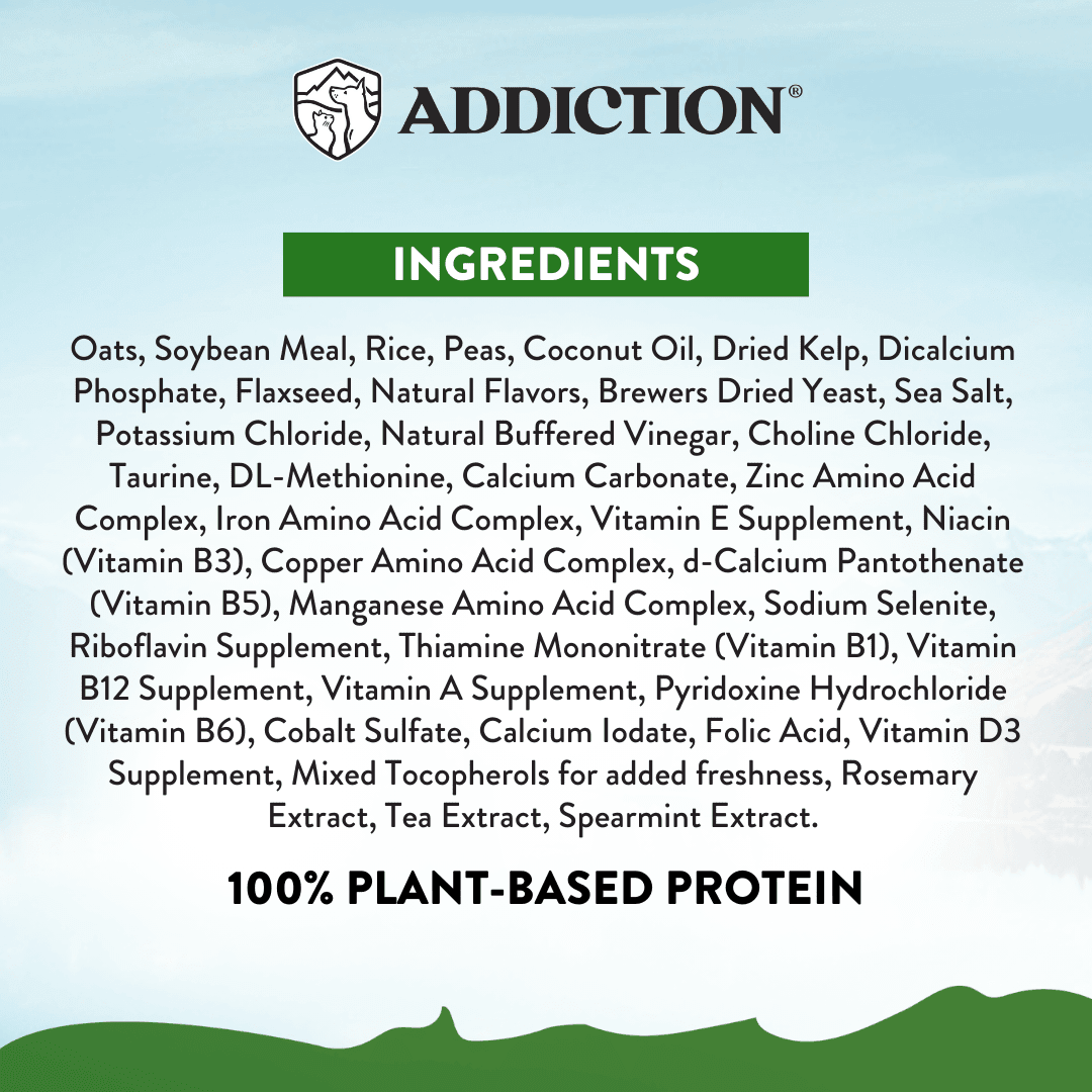Addiction Zen Vegetarian Dog Food & Vegan Treats Bundle