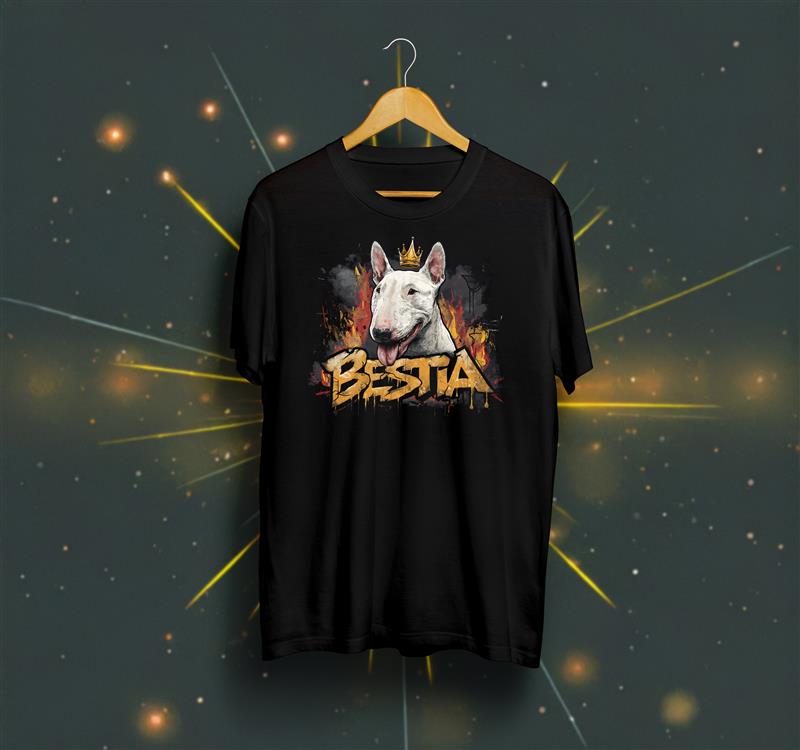 Bull Terrier T-shirt Black