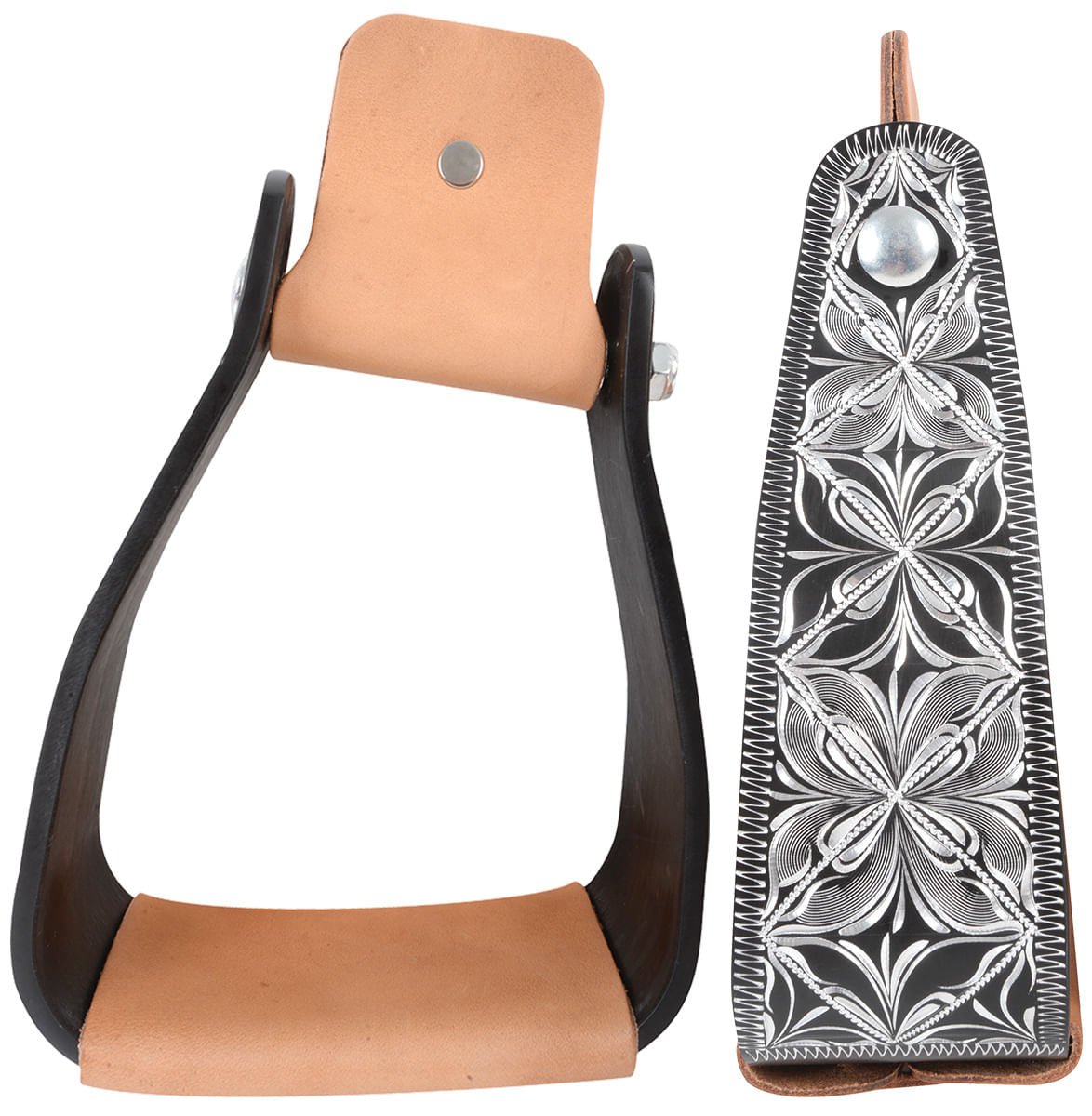 Cashel Slanted Engraved Stirrups